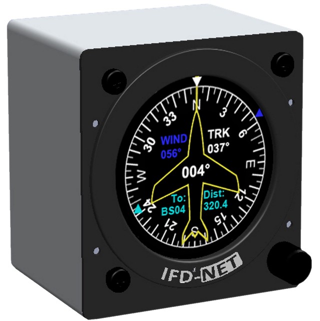 IFD-NET GyroCompass 80 – instrument pour l’aviation légère